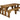 Aspen Picnic Table and Benches Set with rustic finish – durable wooden outdoor dining set, perfect for gardens, patios, and gatherings