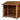 Wooden Log Store (W-119cm, H-118cm, D-71cm) - Brown Finish