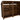 Wooden Log Store (Roof Sloping Back) with Shelf W-227cm, H-126cm or 180cm, D-88cm - Brown Finish